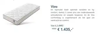 Auping Vivo matras aanbieding