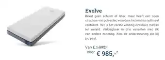 Auping Evolve matras aanbieding