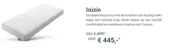 Auping Inizio matras aanbieding