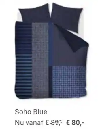 Auping Bedtextiel Soho Blue aanbieding