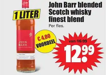 Dirk John barr blended scotch whisky finest blend aanbieding