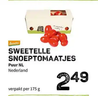 Ekoplaza Sweetelle snoeptomaatjes puur nl 175 gram aanbieding