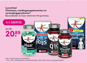 Drogisterij Visser Lucovitaal vitaminen, voedingssupplementen en verzorgingsproducten aanbieding