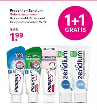 Drogisterij Visser Prodent en zendium aanbieding