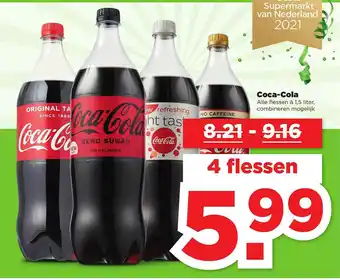 PLUS Coca-cola 1,5 liter aanbieding