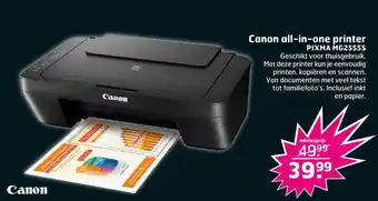 Trekpleister Canon all-in-one printer aanbieding