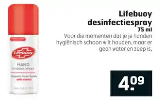 Trekpleister Lifebuoy desinfectiespray aanbieding