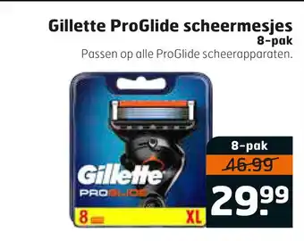 Trekpleister Gillette ProGlide scheermesjes aanbieding