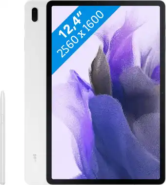 Coolblue Samsung galaxy tab s7 fe 128gb wifi zilver aanbieding