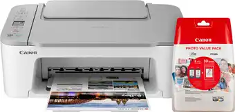 Coolblue Canon pixma ts3451 wit + xl cartridges + fotopapier aanbieding