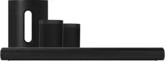 Coolblue Sonos arc + 2x one + sub mini zwart aanbieding