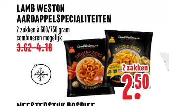 Boon`s Markt Lamb Weston Aardappelspecialiteiten aanbieding