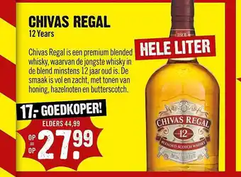 Dirck 3 Chivas Regal aanbieding