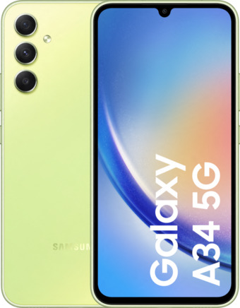 Coolblue Samsung galaxy a34 128gb groen 5g aanbieding