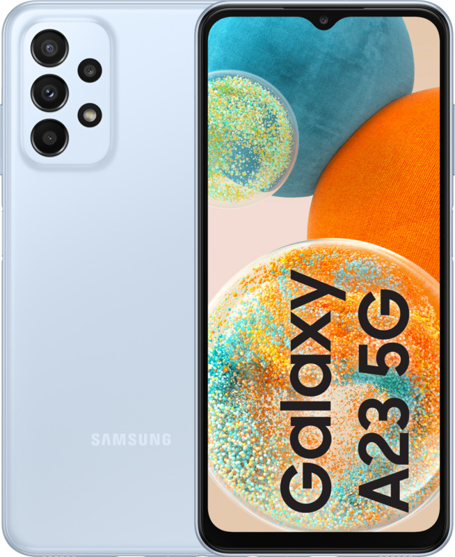 Coolblue Samsung galaxy a23 64gb blauw 5g aanbieding