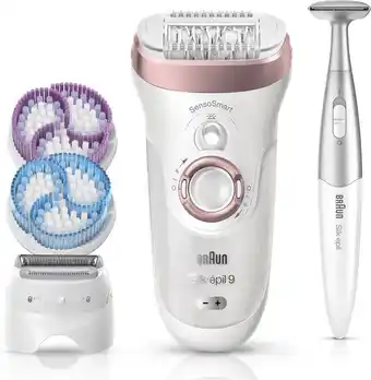 Coolblue Braun silk-épil 9 9-980 + braun se810 gezichtsepilator aanbieding