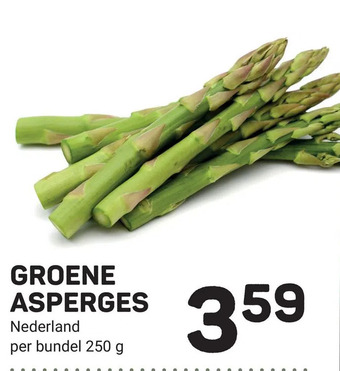 Ekoplaza Groene asperges aanbieding