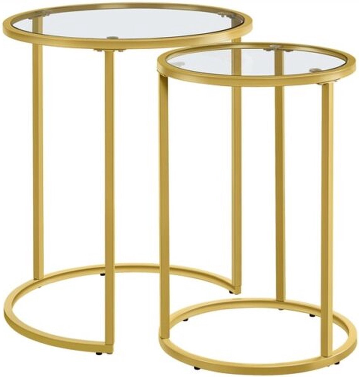Bol.com 2-delige bijzettafelset - goud 591992 aanbieding