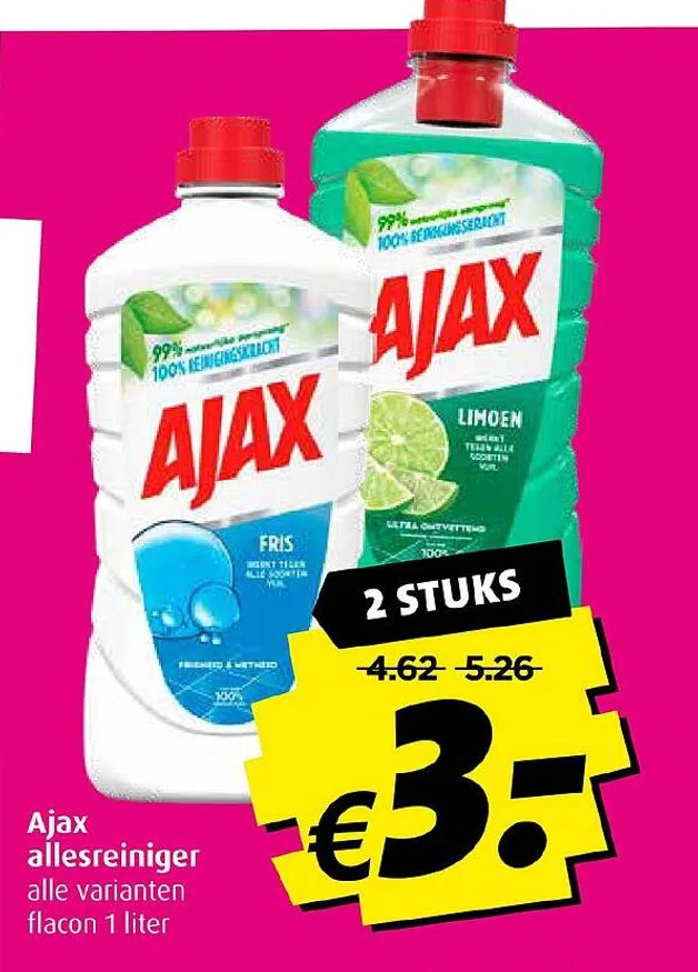 Boni Ajax allesreiniger aanbieding