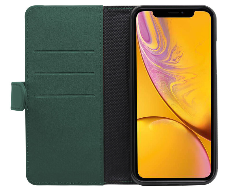Coolblue Bluebuilt apple iphone xr 2-in-1 case leer groen aanbieding