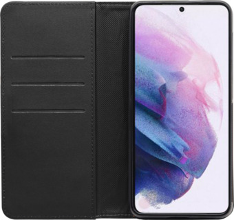 Coolblue Bluebuilt samsung galaxy s22 plus book case leer zwart aanbieding