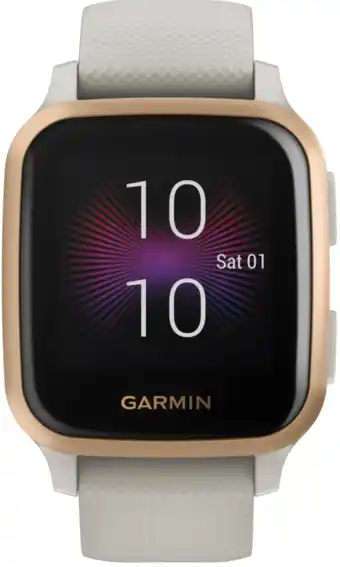 Coolblue Garmin venu sq music goud/beige aanbieding