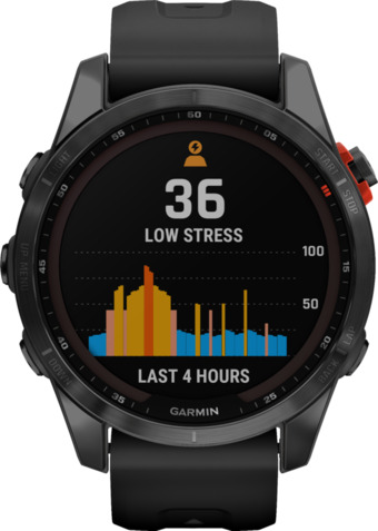 Coolblue Garmin fenix 7s solar zwart 42mm aanbieding