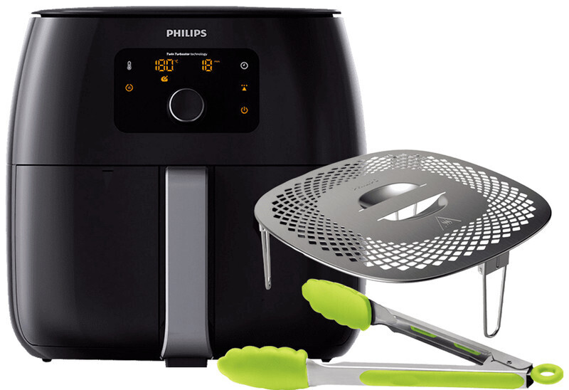 Coolblue Philips avance airfryer xxl hd9650/90 zwart + snackkit aanbieding