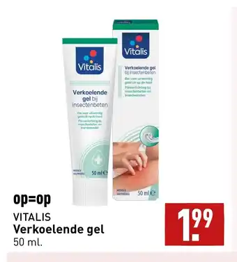 ALDI Verkoelende gel 50 ml. aanbieding