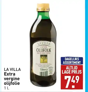 ALDI LA VILLA Extra vergine olijfolie 1 l. aanbieding