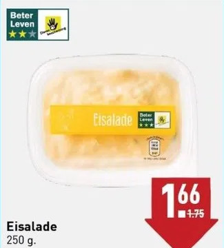 ALDI Eisalade 250 g. aanbieding