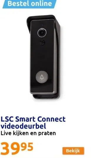 Action Lsc smart connect videodeurbel aanbieding