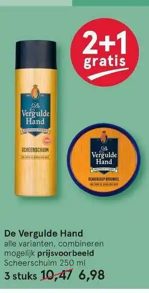 Etos De Vergulde Hand 2+1 Gratis aanbieding