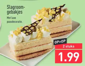 ALDI Slagroomgebakjes aanbieding