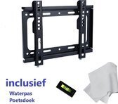 Bol.com Universele tv muurbeugel - 14 t/m 42 inch muur steun ophang beugel tv wandhouder extra plat aanbieding