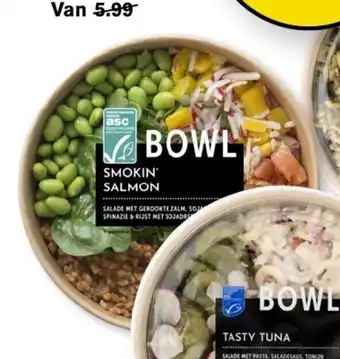 Hoogvliet Bowl Smokin' salmon aanbieding