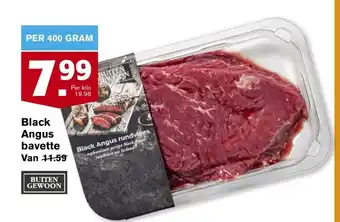 Hoogvliet Black Angus bavette 400 GRAM aanbieding