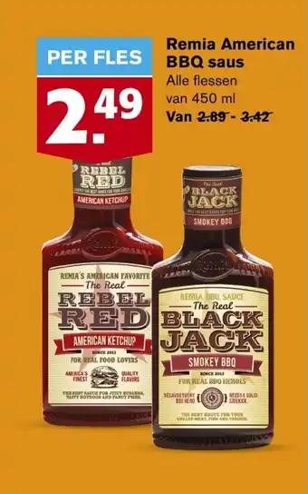 Hoogvliet Remia American BBQ saus 450 ml aanbieding