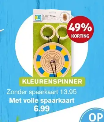 Hoogvliet KLEURENSPINNER aanbieding