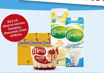 Hoogvliet Campina, Chocomel, Fristi of Mona aanbieding