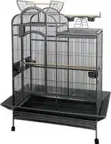 Bol.com Papegaaienkooi - villa venus - grijs - 107 x 66 x 160 cm aanbieding