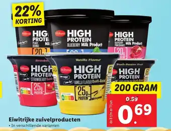 Lidl Eiwitrijke zuivelproducten 200 GRAM aanbieding