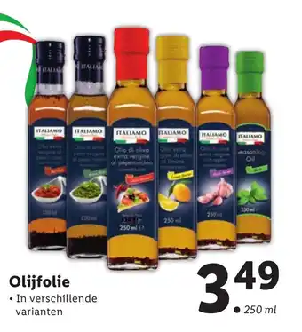 Lidl ITALIAMO Olijfolie 250 ml aanbieding