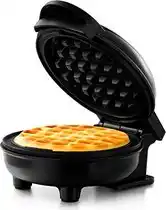 Bol.com Kicinn mini wafelijzer - wafelijzer - wafelmaker - waffle maker - zwart aanbieding