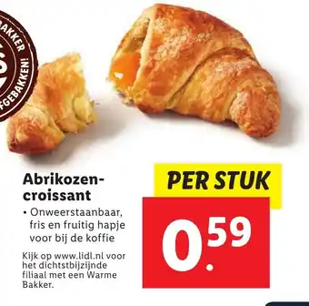 Lidl Abrikozen-croissant aanbieding