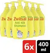 Bol.com Zwitsal frozen zeepvrij anti-klit babyshampoo - 6 x 400 ml - voordeelverpakking aanbieding