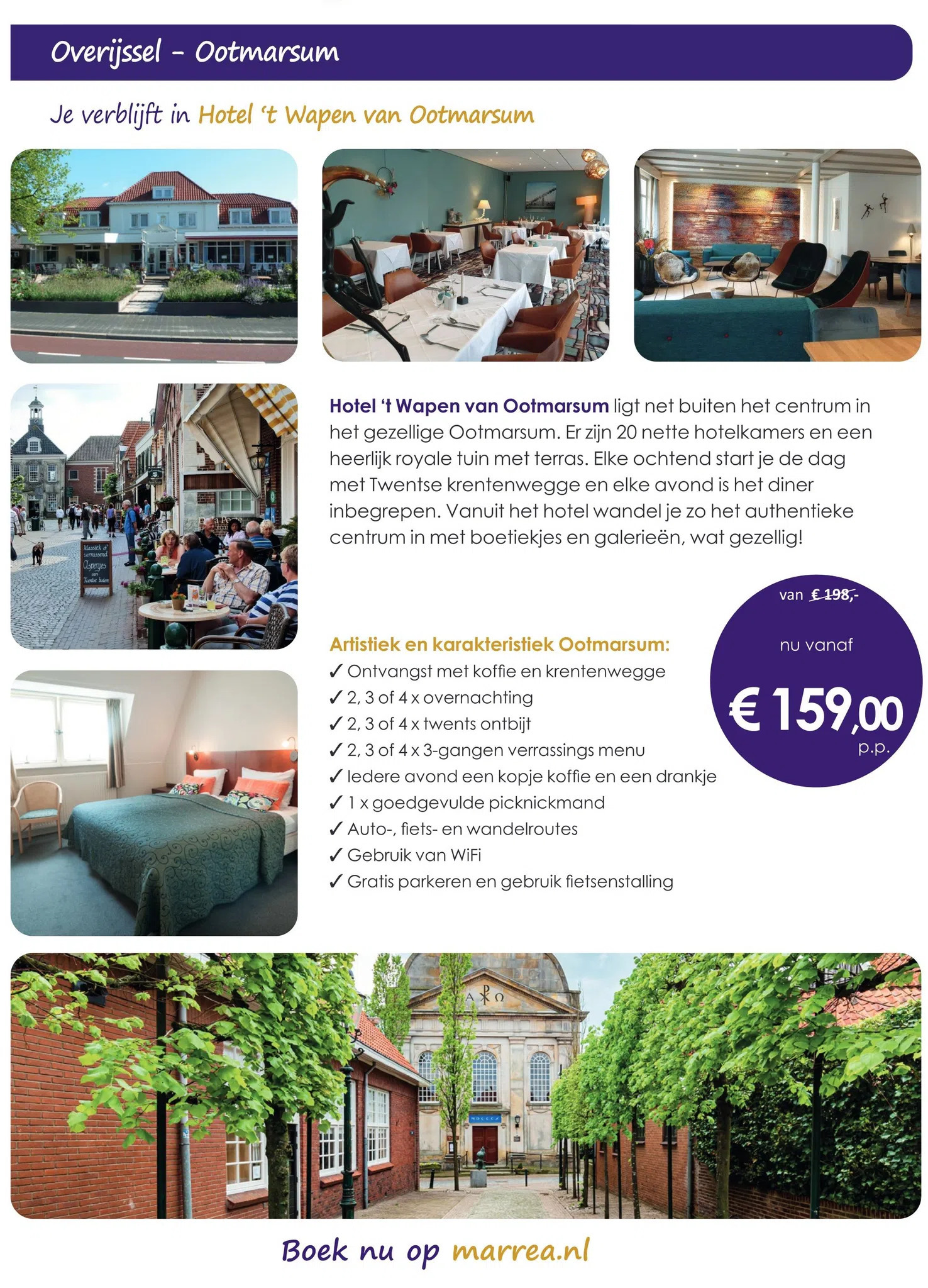Marrea Hotelarrangementen Overijssel - ootmarsum aanbieding