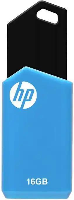 Conrad Hp v150w usb-stick 16 gb usb 2.0 zwart, blauw hpfd150w-16 aanbieding