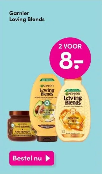 DA Garnier loving blends aanbieding