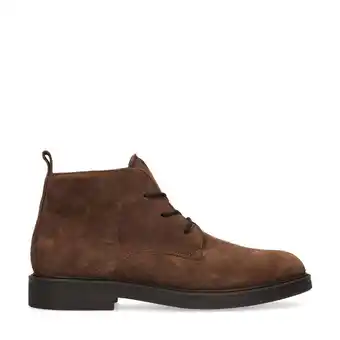 Wehkamp Manfield suède veterboots bruin aanbieding